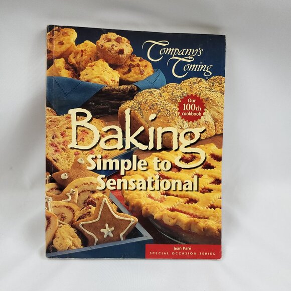 Companys Coming Jean Pare Baking Simple to Sensational Paperback Cooking Book - Picture 1 of 8
